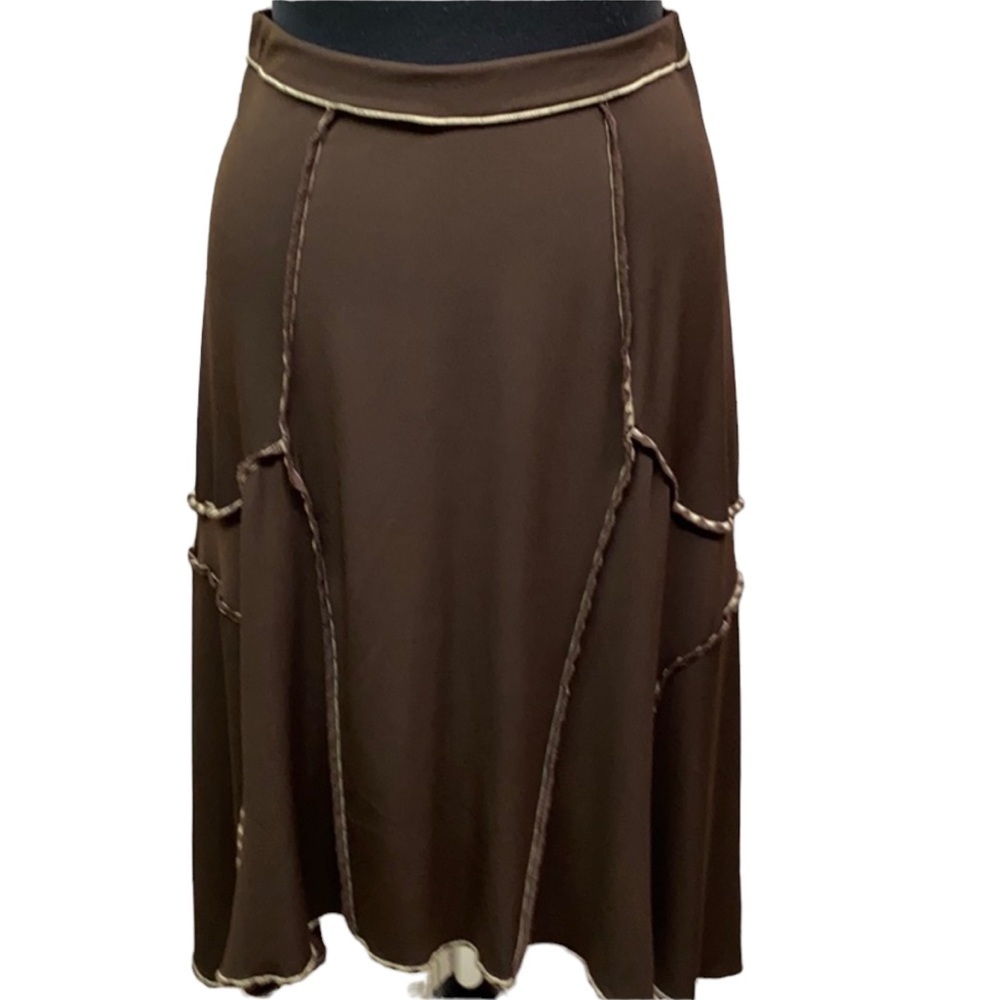 Max Studio Top Stitch Skirt